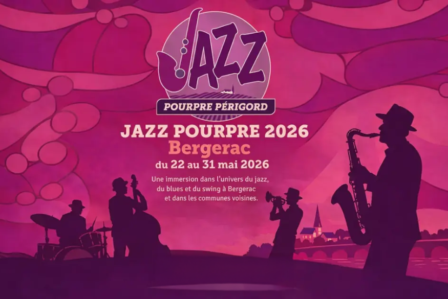 22e Festival Jazz Pourpre : Le swing s’empare du Bergeracois du 22 au 31 mai 2026 !